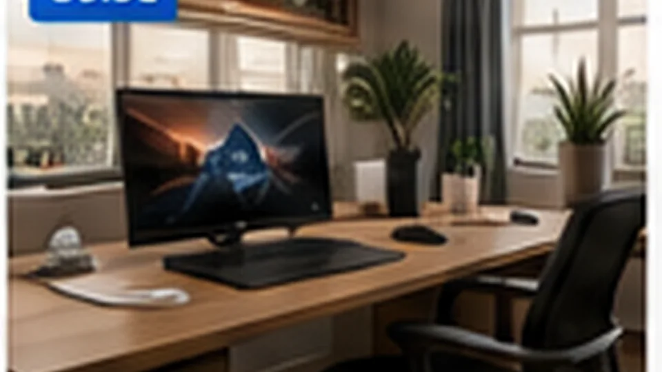 Student computer workspace