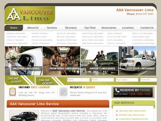 Vancouver Wedding Limo Rental Service